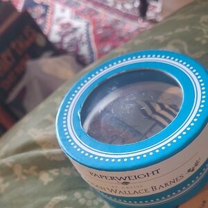 Blue Paperweight bySusan Wallace Barnes